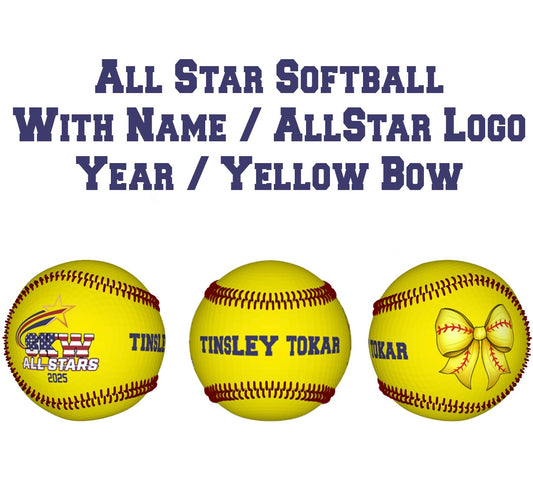 AllStar Softball Souvenir